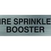 Fire Sprinkler Booster Sign