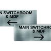 Main Switchroom and MDF Sign